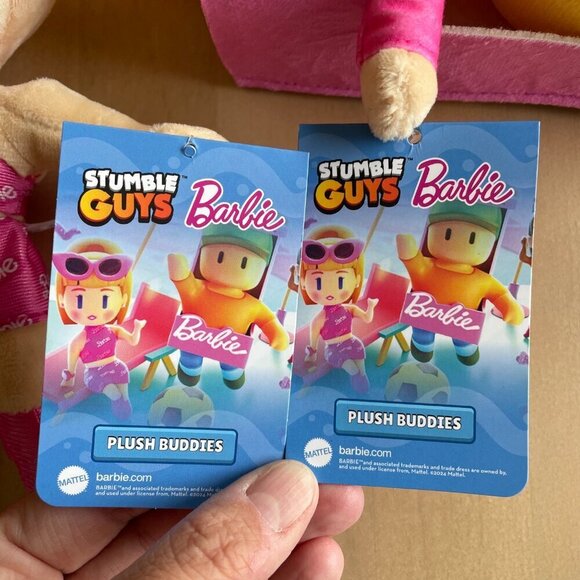 NEW Stumble Guys X Barbie & Ken Huggable Plush Stuffed Toys Animals - Picture 7 of 10